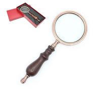 Loupe fishtec vintage en bois massif