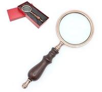 Loupe FISHTEC Vintage en Bois Massif Marron G