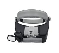 Loupe frontale 2 LED mains libres 1,5 x 3 x 7,5 x 9 x 9,5 x 11 x 15,5 x 17 x pour travail de près