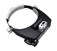 Loupe frontale LED mains libres avec 5 LED - Loupe professionnelle pour bijoutier
