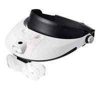 Loupe frontale TOOLCRAFT TO-5137806 avec éclairage LED Grossissement: 1.0 x, 1.5 x, 2.0 x, 2.5 x, 3.5 x Lentille: (L x l) 107 mm