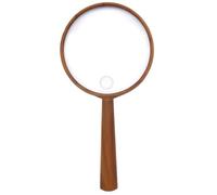 Loupe HD double grossissement 10x/30x et 5x/20x, lentille acrylique incassable, manche en ABS grain de bois pour lecture, inspection, antiquités, portable 90mm et 110mm