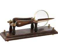 Loupe Home ESPRIT laiton bois de manguier 25 x 7 x 11 cm