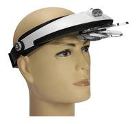Loupe Lampe Casque Frontale TEMPSA - 2 LED - 5 Lens - Réparation Travail Precision Magnifier
