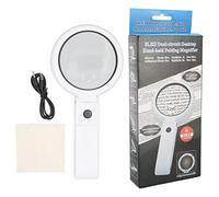 Loupe LED portative Pliable et réglable, loupe 22X 10X avec Support de lumière pour la Lecture de Bijoux artisanaux