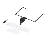 Loupe LED pour lunettes 1,5x2,5x3,5x, mains libres, Extension de cils