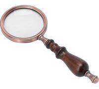 Loupe, loupe à main, loupe pour personnes âgées, loupe portable, loupe de lecture, loupe à manche en bois