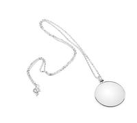 Loupe, loupe à suspendre, lentille monocle portable 5x avec collier de suspension pour la lecture, les travaux d'aiguille, les bijoux, les loisirs, monical