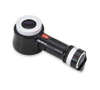 Loupe Loupe Avec Réticule Lumière LED UV 11,5x Loupe Lunettes Carson CP-45