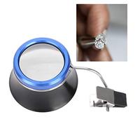 Loupe, Loupe de Bijoux, Loupe Horloger Pince Portable sur Loupe de Lunettes Outil de Réparation de Montre de Bijoux 10X (10X)