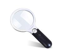 Loupe, Loupe de Lecture, loupe 10X/30X avec lumière 3 lumières LED portative légère