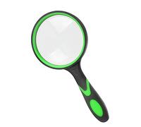 Loupe, Loupe de Lecture, loupe portative HD incassable 10X/28X(Green,75Mm)