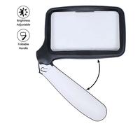 Loupe Lumineuse À Poignée Pliable Avec Grossissement X2 Et Luminosité Réglable Pour La Lecture Et Les Travaux Manuels