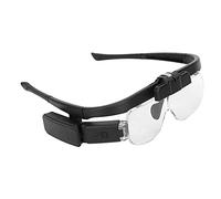 Loupe Lunettes Loupe Led, Loupe 4.5x Rechargeable Monture Tête avec Lumière Led pour La Lecture de Réparation, Loupe Tête Lunettes