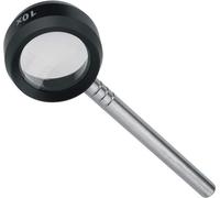 Loupe manuelle suisse Tech-Line grossissement 10x avec poignée plastique Diamètre de la lentille 28mm - 60121
