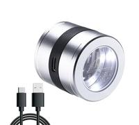 Loupe multifonction à échelle de 20 mm avec grossissement x10 et lumière UV pour bijoux, bijoux, pièces de monnaie, timbres, réparation de montres, outil de bijoutier