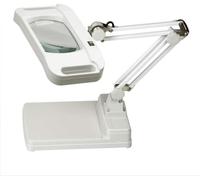 Loupe multifonctionnelle, loupe mains libres à 72 LED avec support lumineux - Loupe portative éclairée x10, for la lecture, l'inspection, la soudure, la couture et la réparation