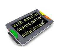 Loupe numérique, aide à la lecture électronique de 10,9 cm, loupe vidéo 2X-32X avec 26 modes de couleur pour faible vision et daltonisme des couleurs