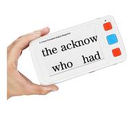 Loupe numérique, aide à la lecture électronique de 12,7 cm avec zoom 4X-32x, 17 modes de couleur, 5 niveaux, poignée pliable pour basse vision