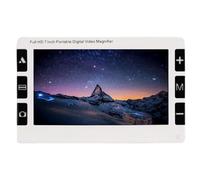Loupe numérique HD 17,8 cm pliable aide à la lecture avec 5 niveaux de luminosité, 19 modes de couleur pour malvoyants faible vision, loupe vidéo portable pour la lecture et les travaux manuels
