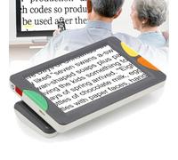 Loupe numérique portable, aide à la lecture vidéo portable avec invite vocale et plusieurs modes de couleur pour déficience visuelle