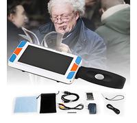 Loupe numérique portable avec écran 5 pouces,lecteur HD pour malvoyants,aide à la lecture électronique pour malvoyants, lecture,écriture et visualisation de cartes,zoom 3X-48X,avec poignée pliable