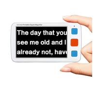 Loupe numérique portable avec zoom et sortie AV pour aide à la lecture basse vision