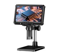 Loupe numérique portable en métal avec grossissement de 10 x à 1000 x, adaptée pour la recherche scientifique et l'éducation, microscope numérique entièrement en métal