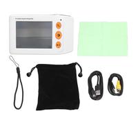 Loupe numérique vidéo portable 3,5 pouces, zoom 2X-25X, aide à la lecture électronique avec 8 modes de couleur pour basse vision blanche