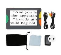 Loupe numérique vidéo portable de 4,3 pouces, zoom 2X-32X, prise en charge de la sortie AV vers le téléviseur, aide à la lecture électronique portable, prise ue 100-240V