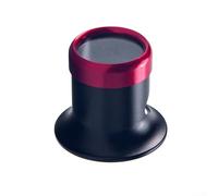 Loupe oculaire compacte 5X pour réparation de montres et analyse de bijoux avec construction en métal robuste et élément en verre (20X)