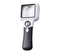 Loupe oculaire portative ABS 5 45X, lentille de Loupe pour l ' inspection des pièces de monnaie, verre de lecture de livre avec lumière LED, verre ergonomique antidérapant