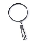 Loupe optique avec grossissement 2 fois/1,5 fois, lentille incassable, prise en main antidérapante pour une observation détaillée, lecture naturelle, utilisation pour personnes âgées