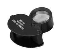 Loupe pliable avec lumière LED outil de précision pour une vision claire lors des activités quotidiennes des adultes âgés Loupe de poche avec lumière