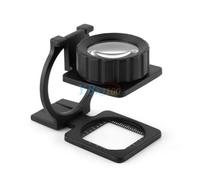 Loupe Pliable - Non spécifié - Modèle 1048 - 15X Grossissement - Diamètre 28mm - Noir