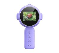 Loupe portable en verre avec lumières LED - Microscope numérique grossissement 500x - 5,1 cm - Écran couleur - Microscope numérique de poche