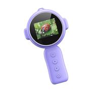 Loupe portable en verre avec lumières LED Microscope numérique grossissement 500x 5,1 cm Microscope de poche pour enfants
