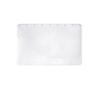 Loupe Portable - loupe de Poche 3X - Lentille grossissante Allume-feu - Loupe de Lecture au Format Carte de crédit - Outils de Survie pour Cartes grossissantes