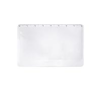 Loupe portable, loupe de poche 3X, lentille grossissante allume-feu, loupe de lecture au format carte de crédit, outils de survie pour cartes grossissantes