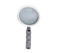 Loupe portable multifonction avec lentilles à grossissement élevé pour la lecture, les loisirs créatifs, les inspections, le bureau avec poignée ergonomique