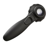 Loupe Portable Noire 30x 6 Led, Loupe à Bijoux à Main