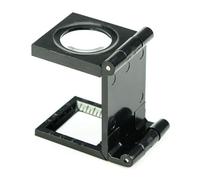 Loupe portable pliable avec lentille de 22 mm et longueur focale de 63 mm pour une inspection professionnelle détaillée dans divers domaines Loupe compacte pliable