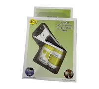 Loupe portable pour enfants - Poids léger - ABS - Microscope à clip pour téléphone - Pour apprentissage en plein air - Microscope de poche pour enfants