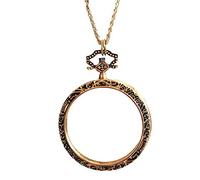 Loupe portative 10x, Accessoires pour Collier, Miroir grossissant, Design sculpté, lentille grossissante pour l'apprentissage à Domicile, la Lecture et la Recherche de défauts