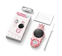 Loupe portative 500X, Microscope de poche avec lumière LED pour l'exploration et l'étude (Rose)