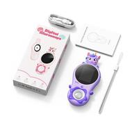 Loupe portative 500X, Microscope de poche avec lumière LED pour l'exploration et l'étude (Violette)