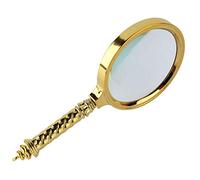 Loupe portative avec lentille 5X 90 mm, Grande loupe légère et Haute clarté pour la Lecture des Personnes âgées