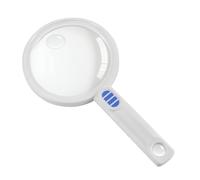 Loupe portative avec lumière LED intégrée pour une visualisation | Lentille en verre optique, USB rechargeable, commande par bouton de poignée, tâches d ' inspection électronique