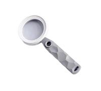 Loupe Portative avec Poignée en ABS Outil De Grossissement pour La Lecture Les Loisirs Artisanaux L'activité en Classe Poignée Antidérapante Équipement Pédagogique