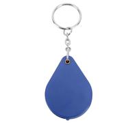 Loupe Porte-clés grossissement 10X Mini loupe Portable avec Porte-clés Lecture en extérieur (Bleu)